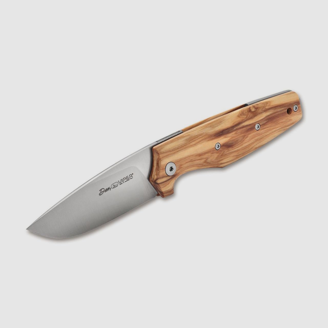 Pocket Knife Dan1 Olive Wood