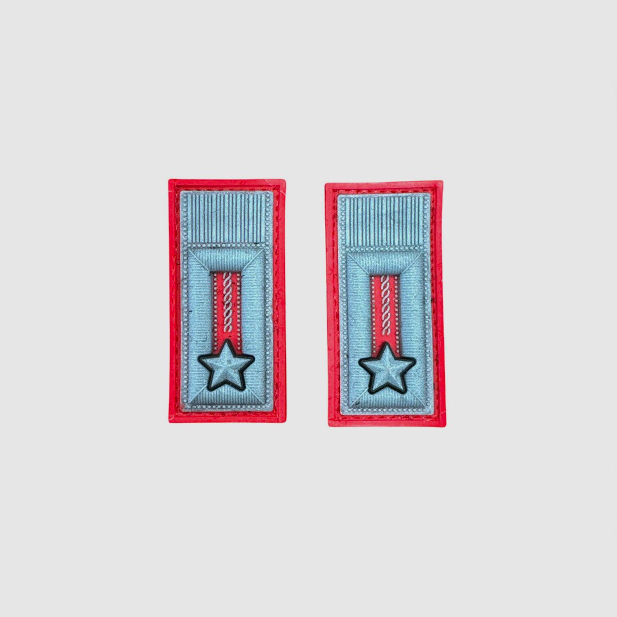 CARABINIERI – SCRATCH PATCHES FOR POLO OR JACKET O.P. IN RUBBER (FOR OFFICERS) (2 PCS)