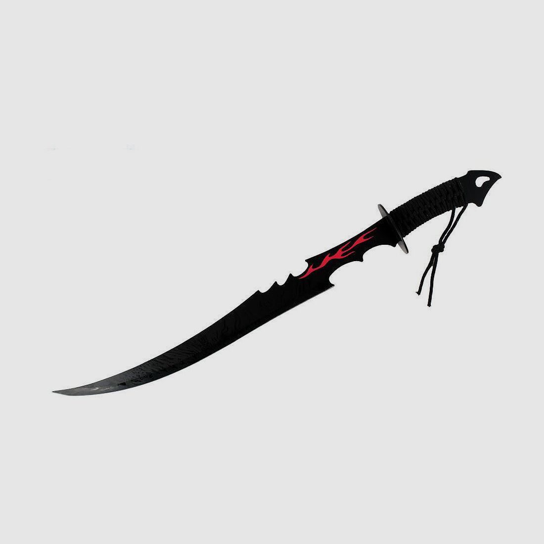 Ninja sword black including carrying case
