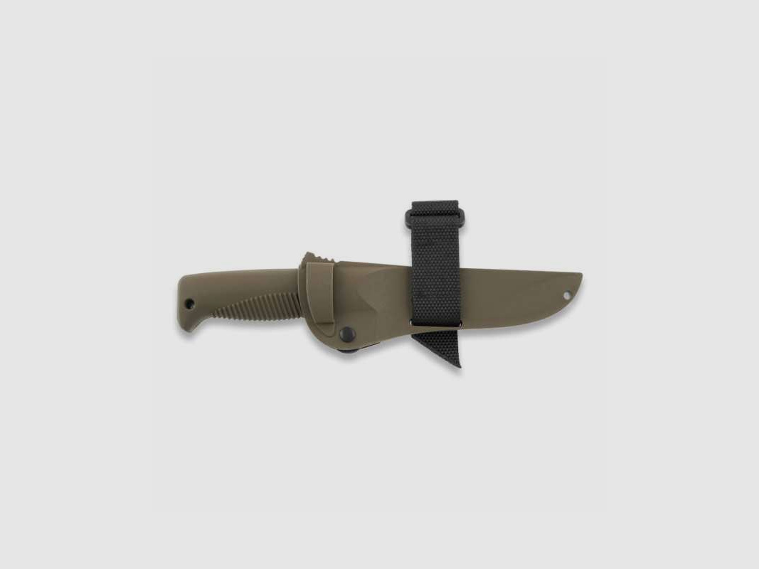 Peltonen Knives M07 Ranger Puukko Sissipuukko FJP121 PTFE Beschichtung Kunststoffscheide braun FDE