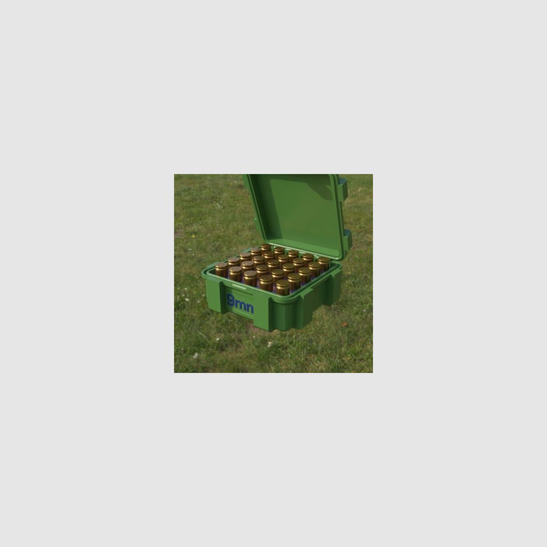 Filamelt Munitionsbox / 9x19mm Para / Luger / ‘Klappdeckel’ / Patronenbox, Ammo Box