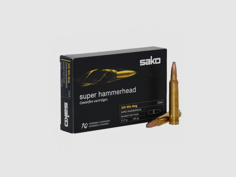 SAKO Super Hammerhead munitie 11,7G 30-06Sprg, afbeelding 1 van 2