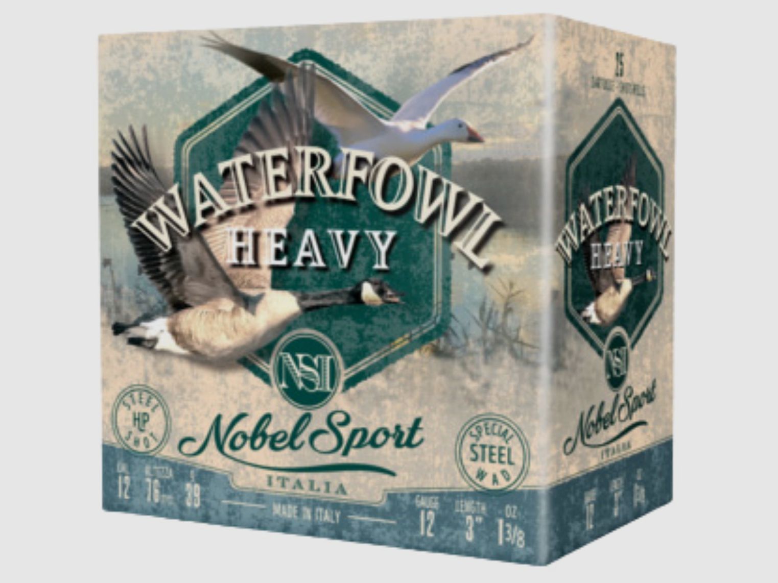 Nobel Sport Italia 12/76 Steel Waterfowl Heavy HP 4,0mm - 39g ANS123STHYBB