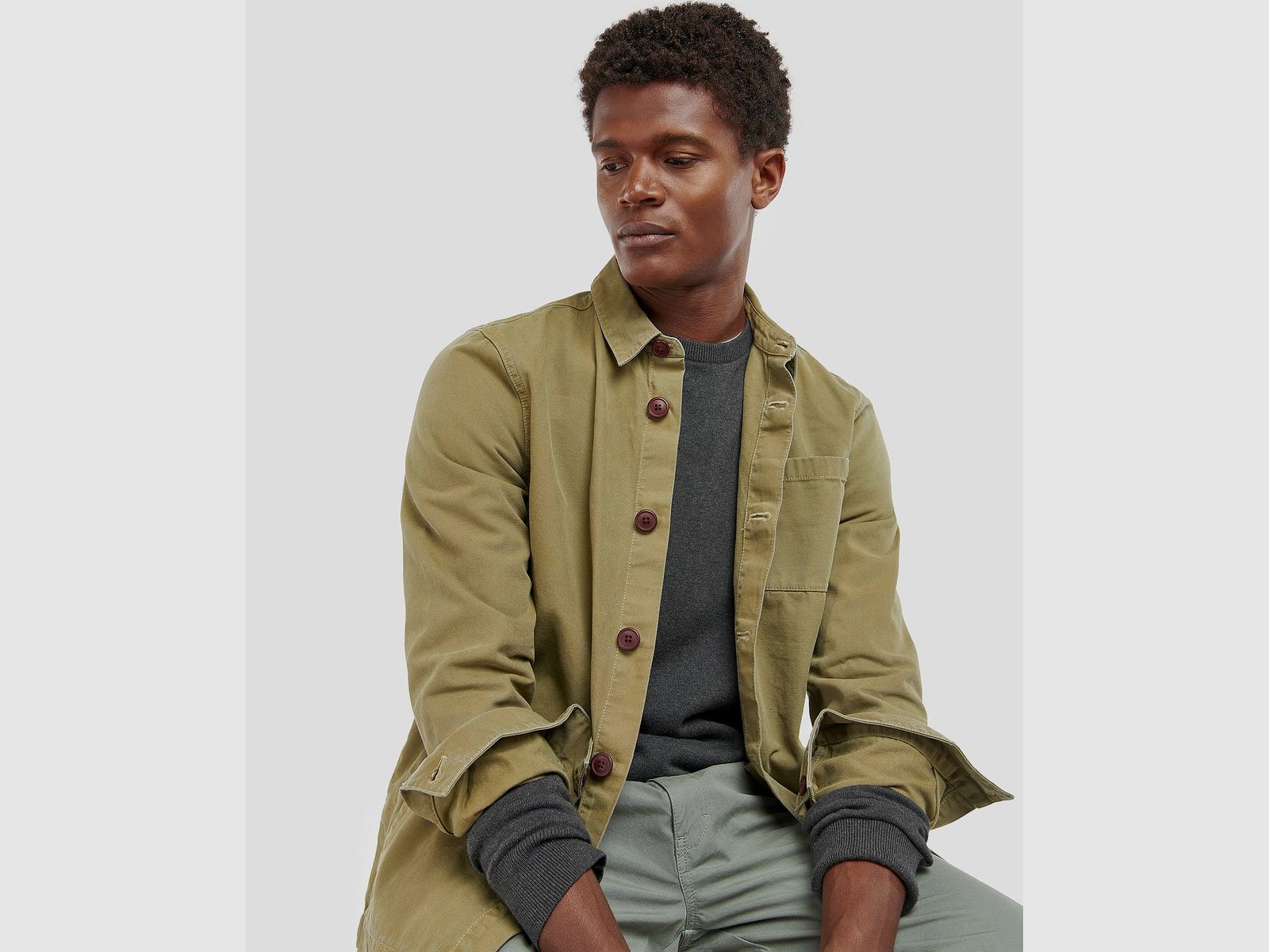 BARBOUR WASHED OVERSHIRT, image 2 of 3