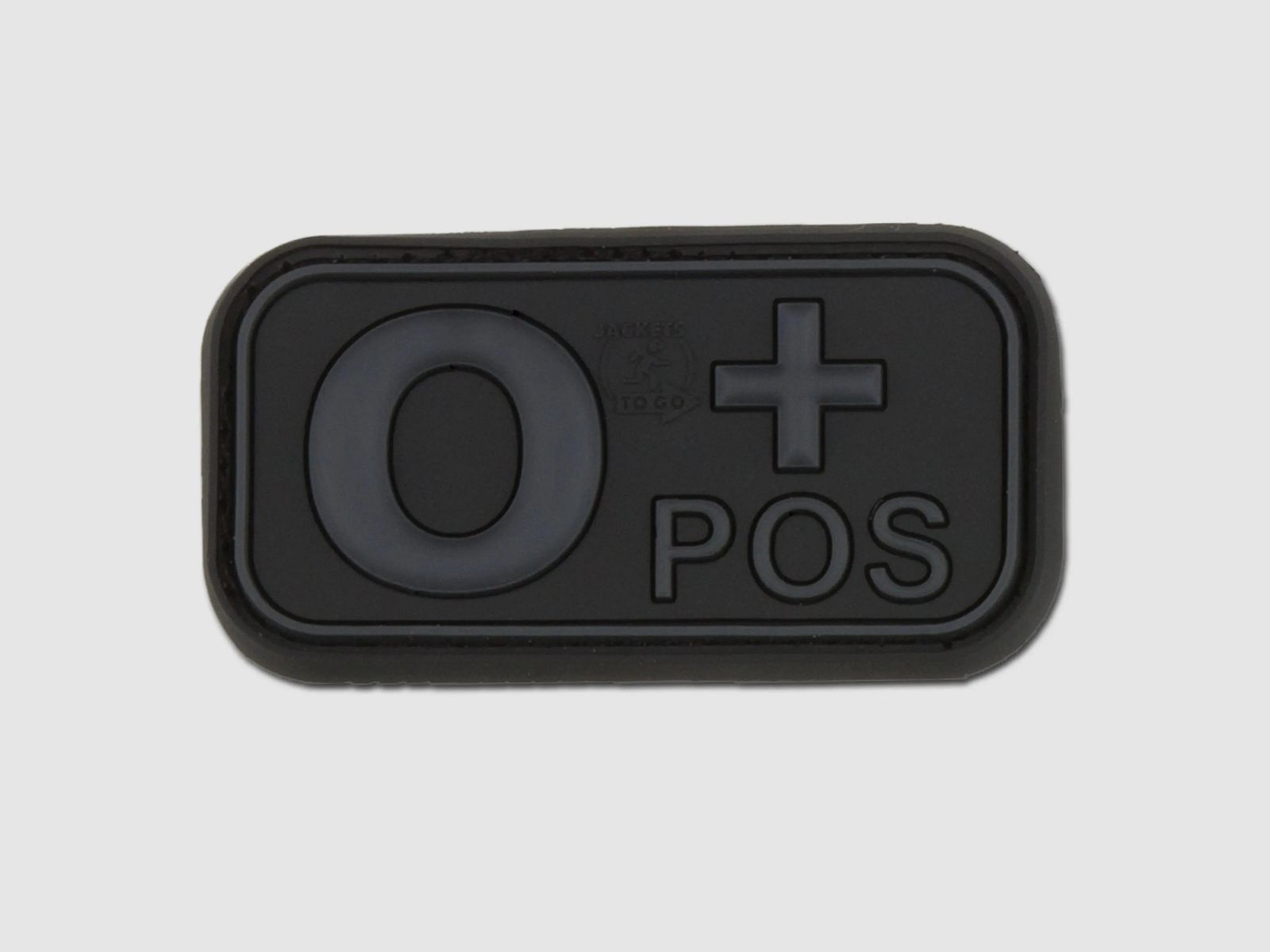 Jackets To Go 3D Blutgruppenpatch 0 Pos blackops