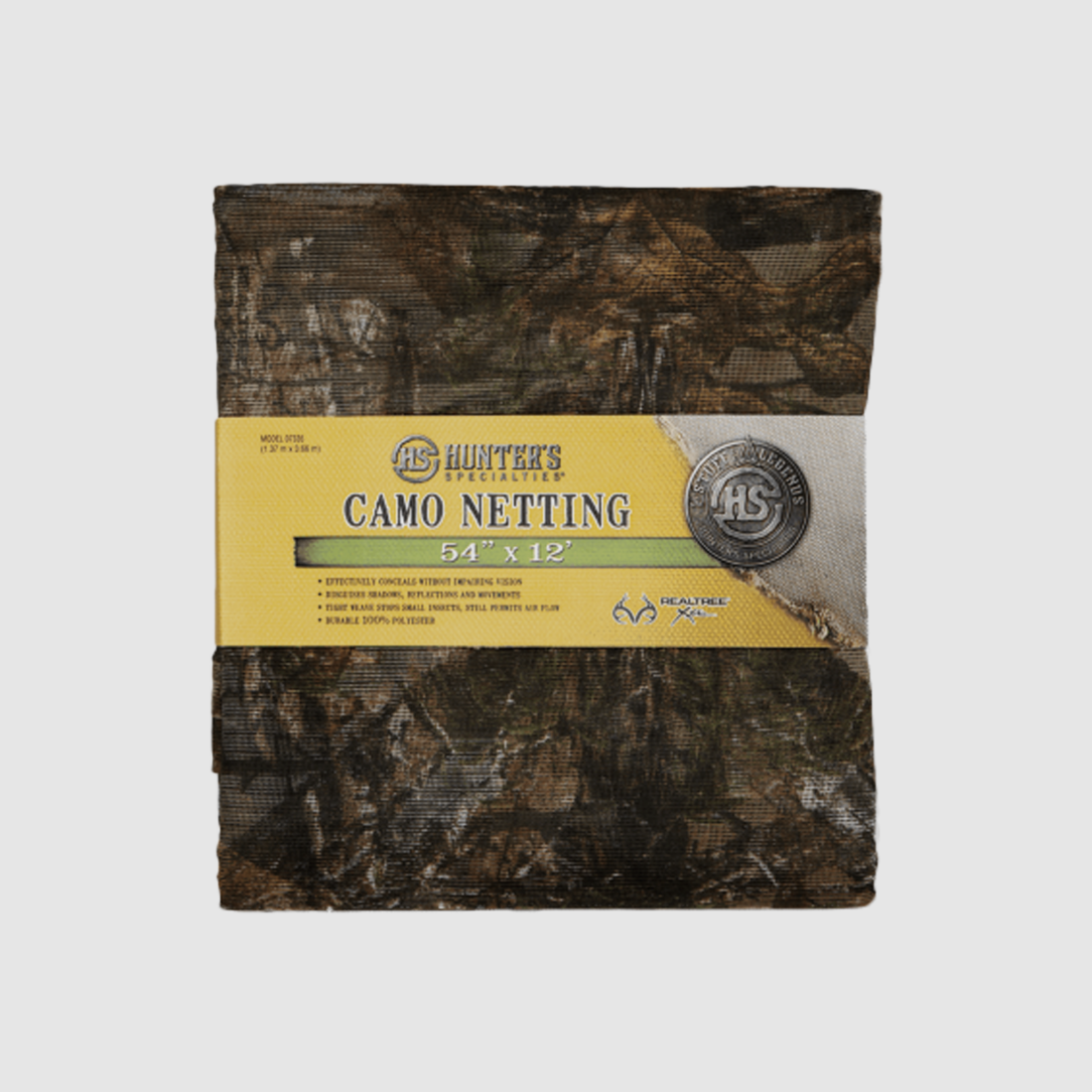 HUNTER'S SPECIALTIES Camo RealTree Camouflage Net 3.66 x 1.42m, image 1 of 2