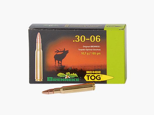 Brenneke .30-06 Sprg. 165GR TOG 20 Patronen