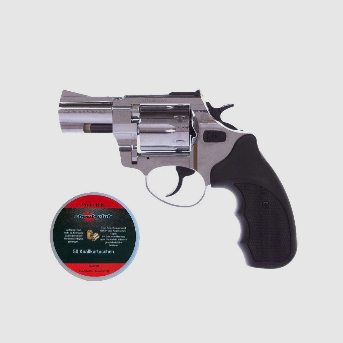 Zoraki Zoraki R1 2,5 inch chroom set 9mm R.K.