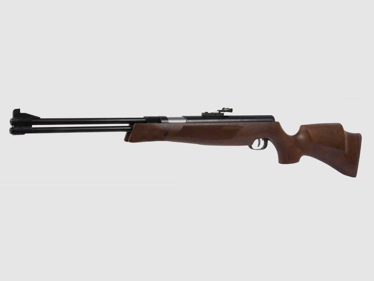 Starrlauf Luftgewehr Weihrauch HW 77 K Buchenholzschaft Kaliber 4,5 mm (P18)