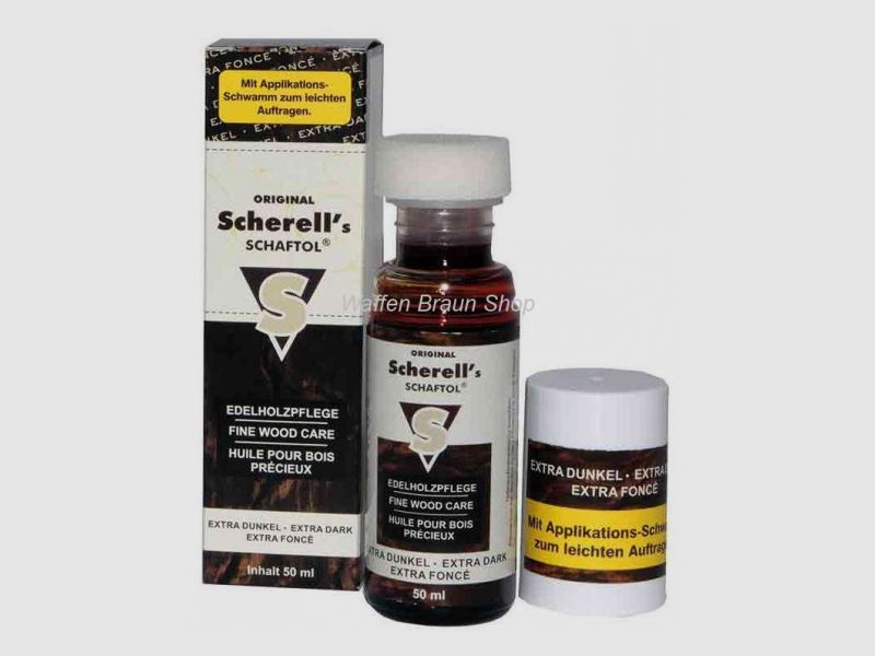 Original Scherell´s SCHAFTOL extra dunkel