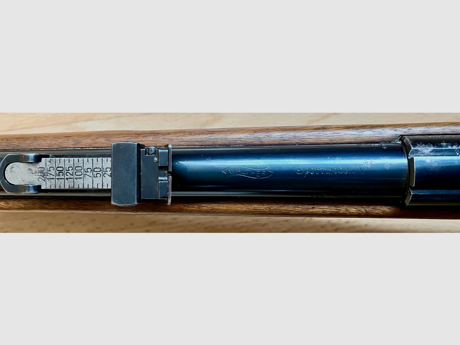 Walther Zella Mehlis .22lr Carabina sportiva V, modello sportivo V (5), pezzo da collezione (completa Walther P38, PPk, TPH, WA 2000, fucile da allenamento 98K collezioni)