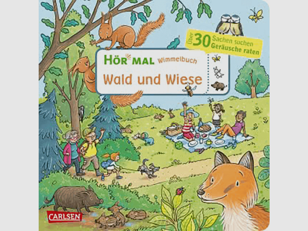 Kinderbuch "Hör mal-Wimmelbuch: Wald und Wiese"