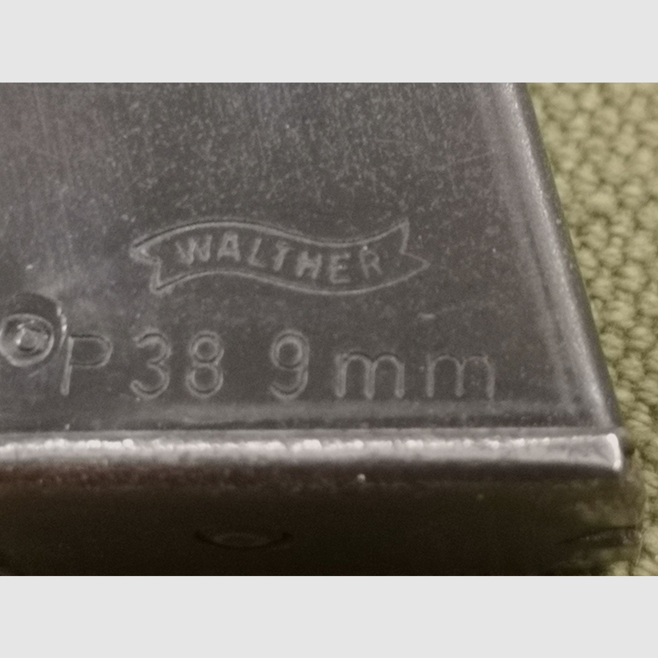 Walther P38, P1 service pistol, ordnance