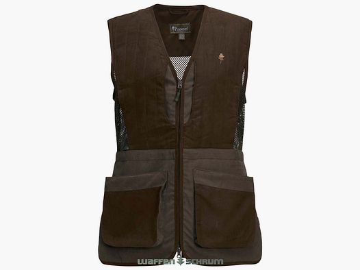 Pinewood shooting vest suede brown