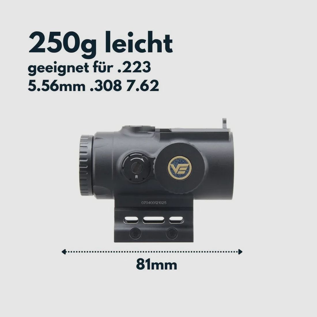 Vector Optics SCPS-M04 Paragon 4x24 Micro Prism Scope