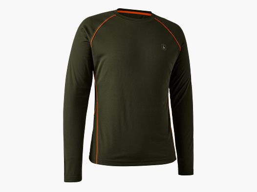 Deerhunter Chamois Langarm T-Shirt Herren Forest Green S