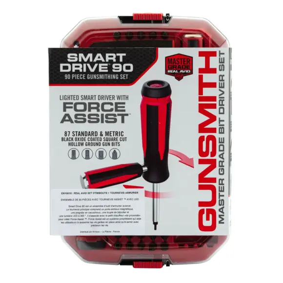 Tournevis Armurier Real Avid Smart Drive 90 avec 90 Embouts