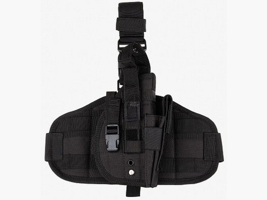 Pistolenbeinholster, "MOLLE",rechts, schwarz