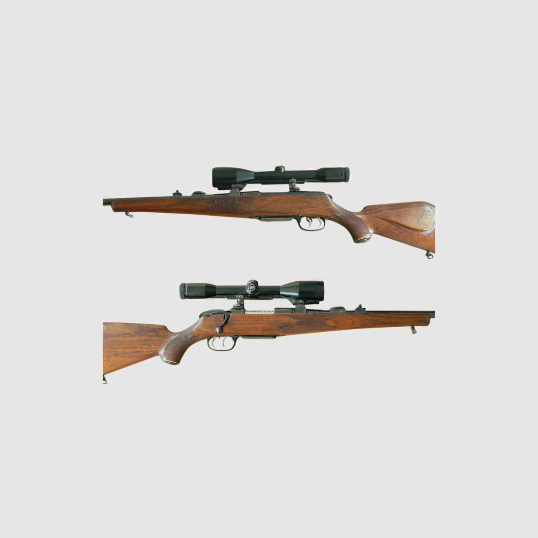 Repeater rifle Krico, cal. 5.6x57, with scope