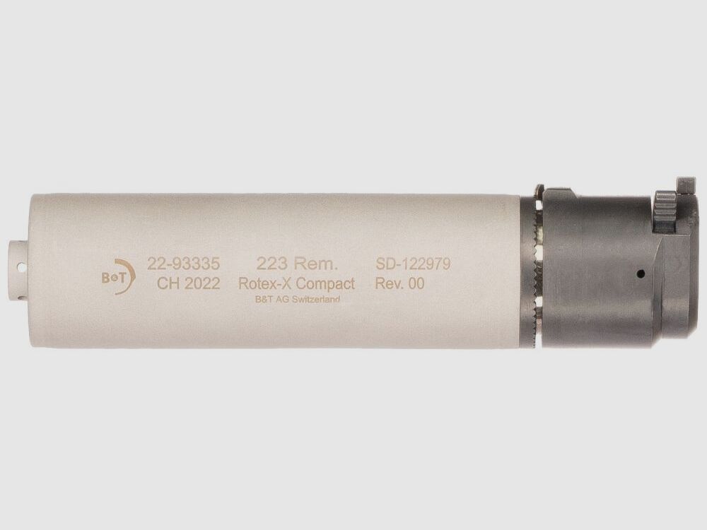 B&T Silencer Rotex-X - .223/5.56 - QDN Quick Release