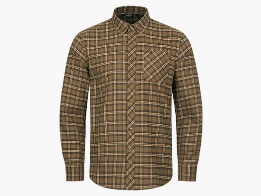 Blaser Shirt Edward beige / brown checked