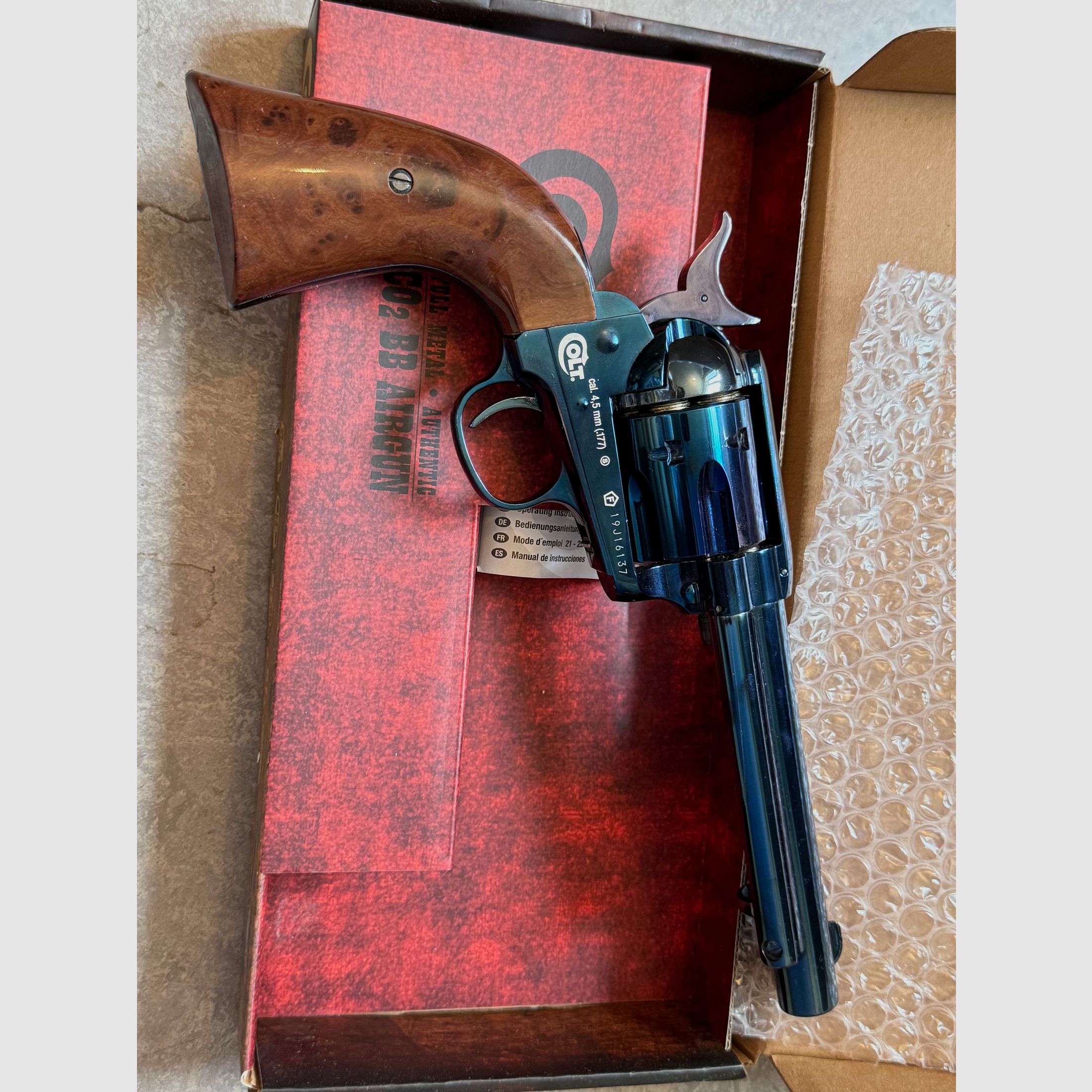 SAA Colt Revolver 4,5mm CO2 single action army Luftpistole