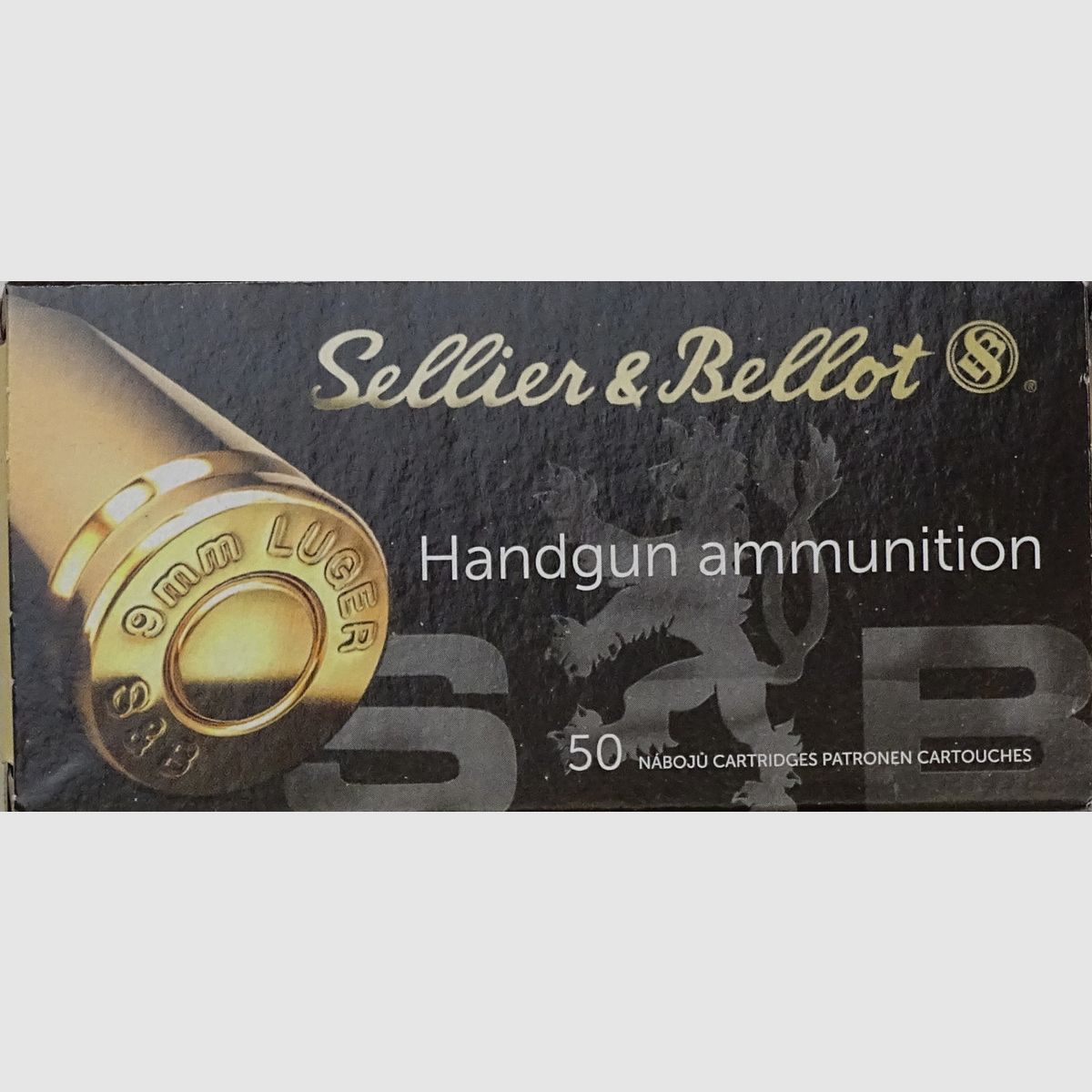 Sellier & Bellot 9mm Luger FMJ 115grs - 1000 rounds
