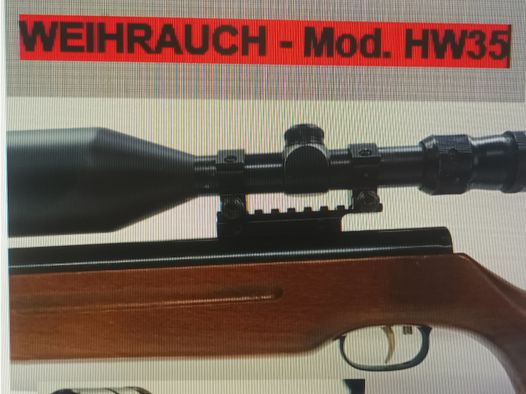 Weihrauch HW35 - LONG-RANGE AIR RIFLE + Tasco 4-12x56 scope __ Cal. 4.5mm