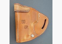 HKDesign Holster Art. Nr. 035 "Secret Service" Holster per SIG 226 con guide in pelle cucite per mirino anteriore per mancini 2ª scelta a causa di monogramma