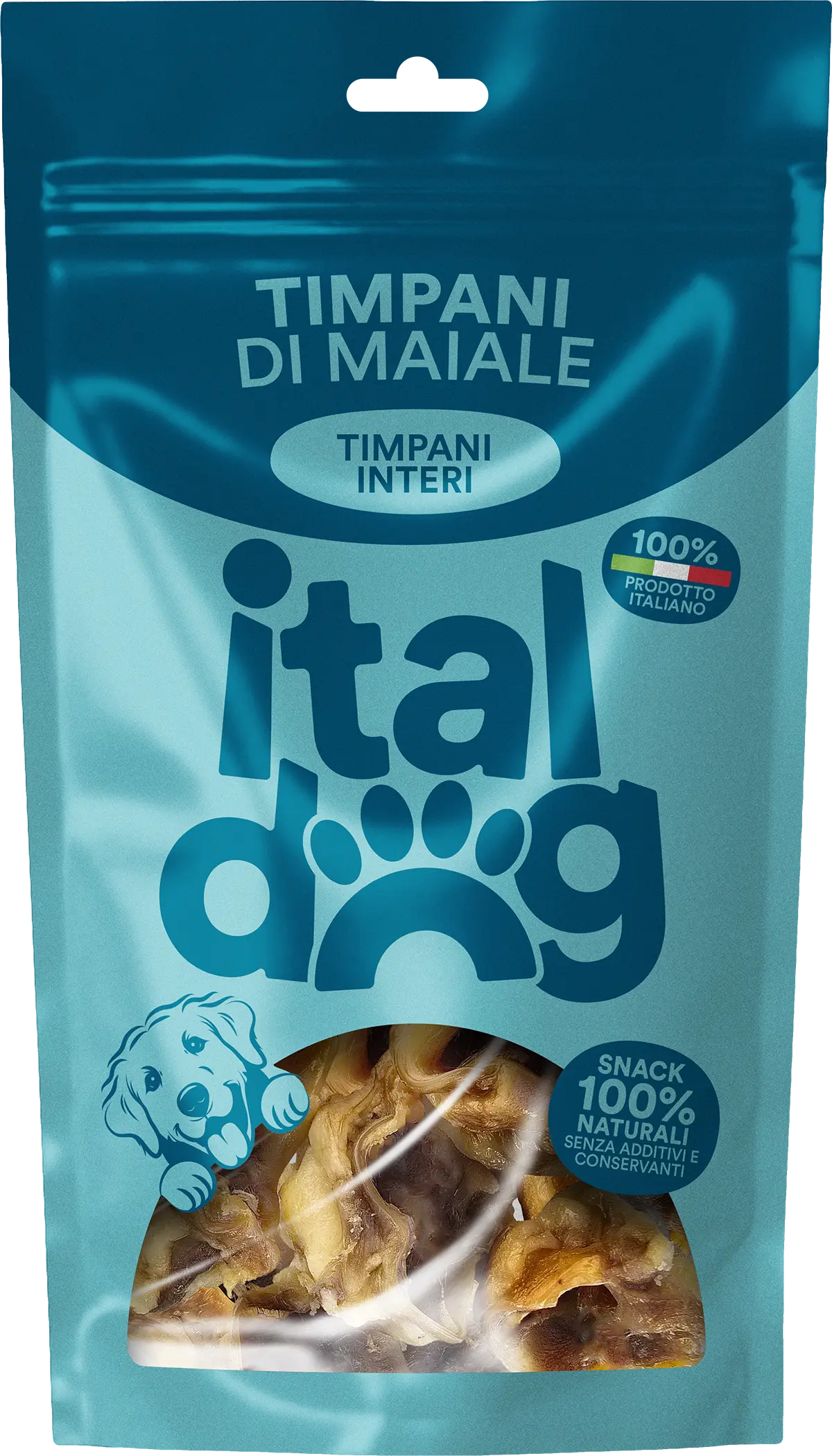 Italdog Naturale Schweineohren für Hunde – 100% natürliche Kausnacks