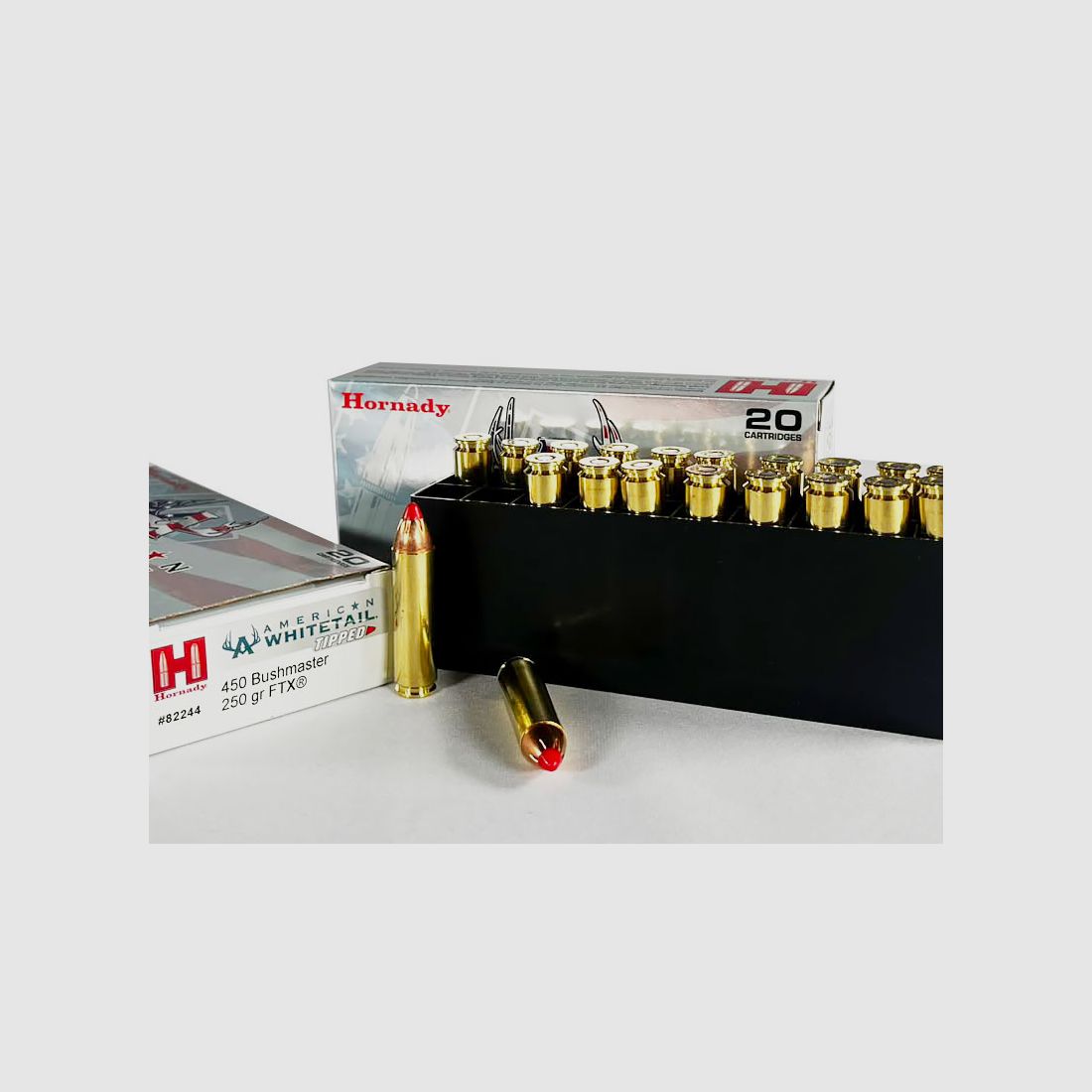 Hornady .450 Bushmaster 250 grs FTX American Whitetail 1 Packung (20 Schuss á 2,745 €*)