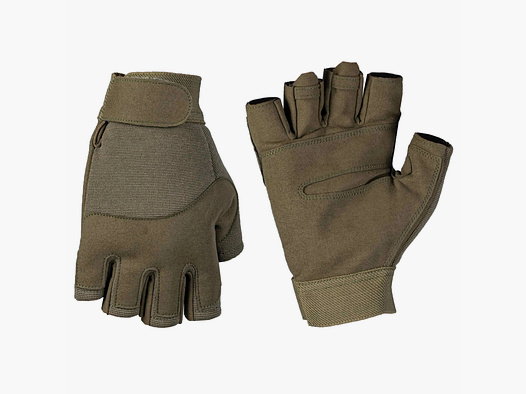 Mil-Tec Mil-Tec Handschuhe Halbfinger Army Fingerlinge oliv