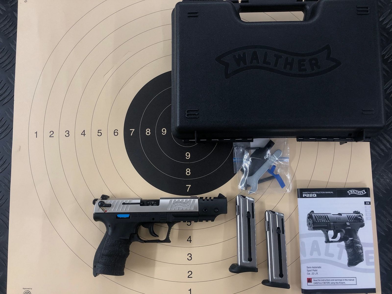 Walther Pistole P22 Q Target 5 " 