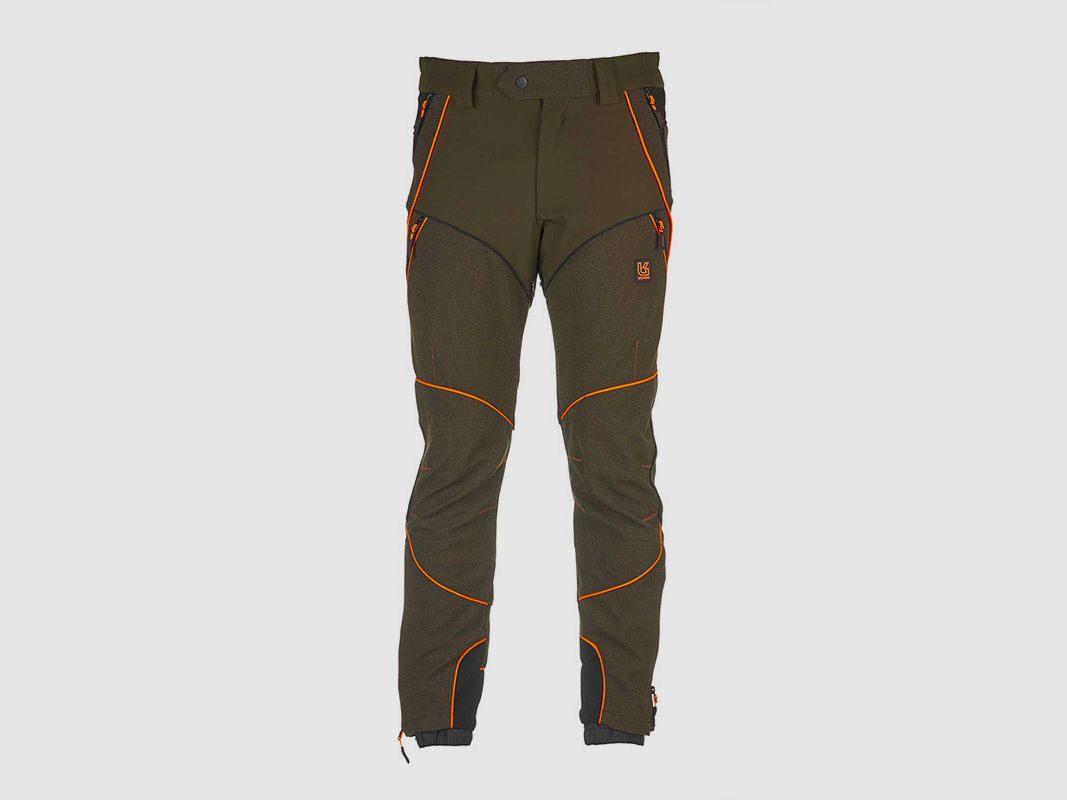 PANTALON – UNIVERS – CHASSE TECH 6 U-TEX Vert/Orange, image 3 sur 6