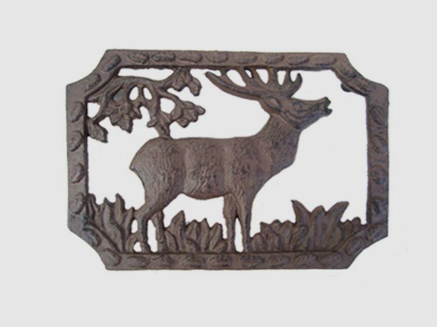 Lovergreen Dekoration Motiv groer Untersetzer Hirsch