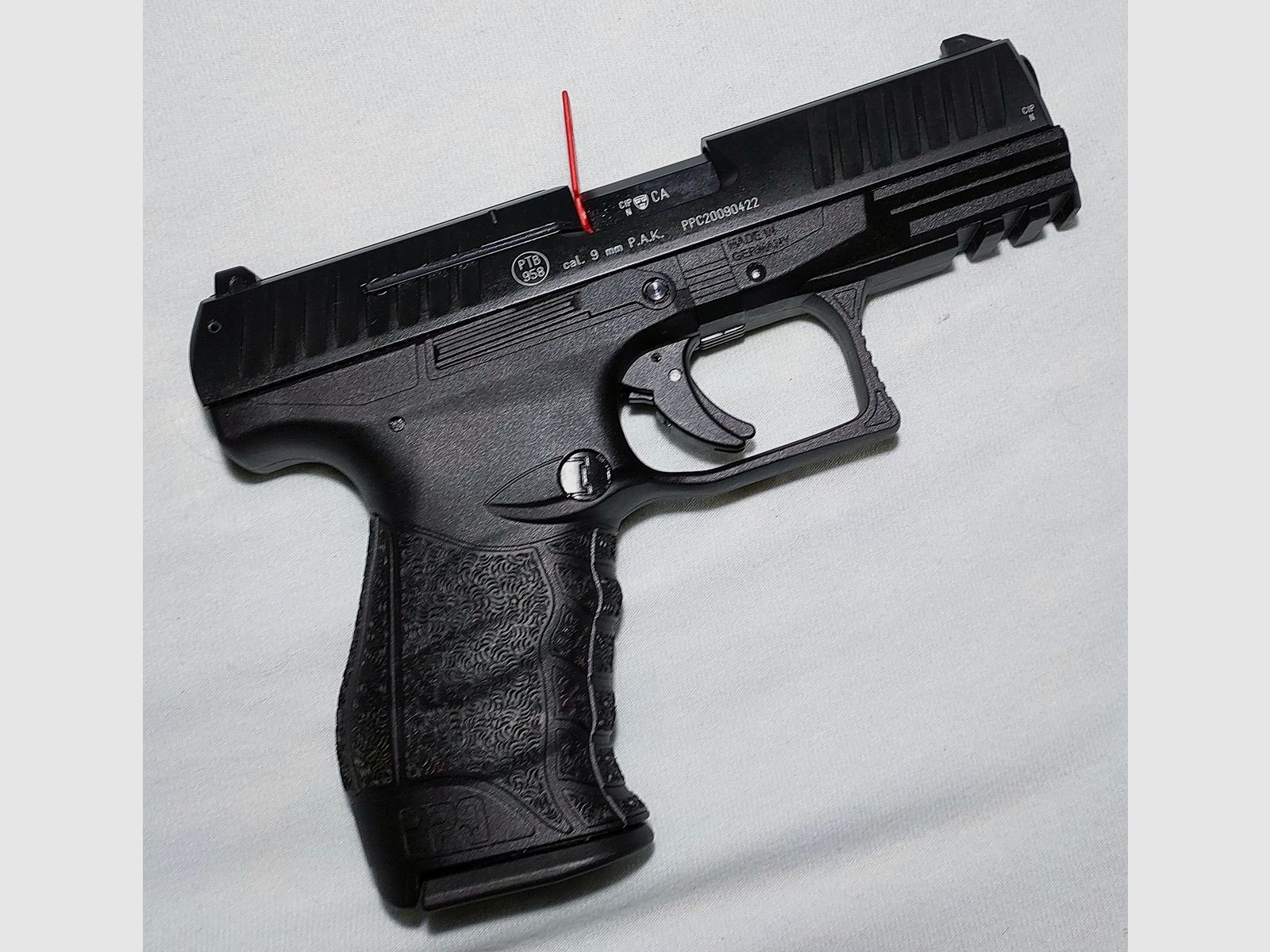 Walther PPQ M2 blank firing pistol 9mm P.A.K. black (PTB 958)