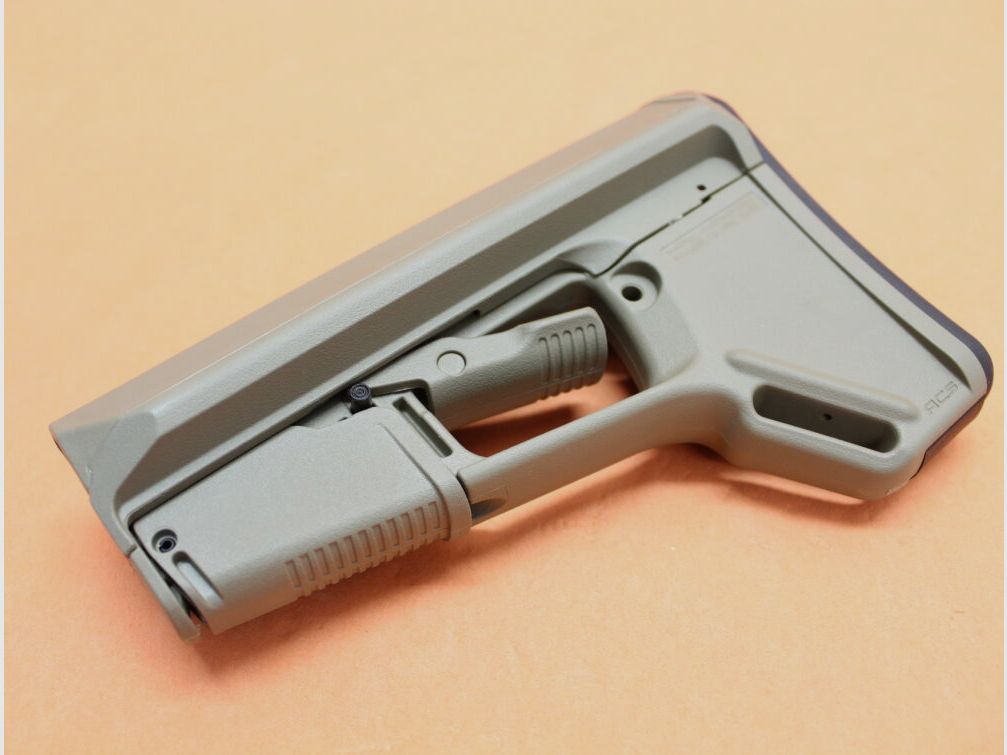 Magpul AR-15: Buttstock Magpul ACS-L (MAG378-FDE) MILSPEC Carbine Stock Polymer Flat Dark Earth/Schubschaft