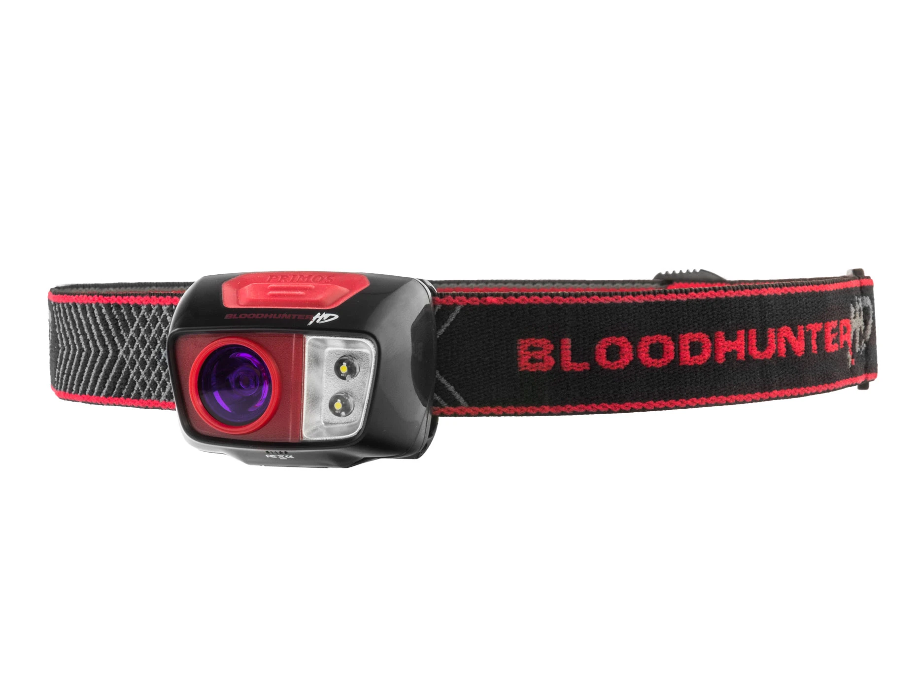 Purple hunting headlamp Primos Bloodhunter HD for tracking blood trails