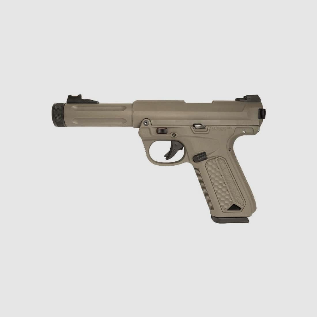 Pistola de airsoft GBB Action Army AAP01 (tan)