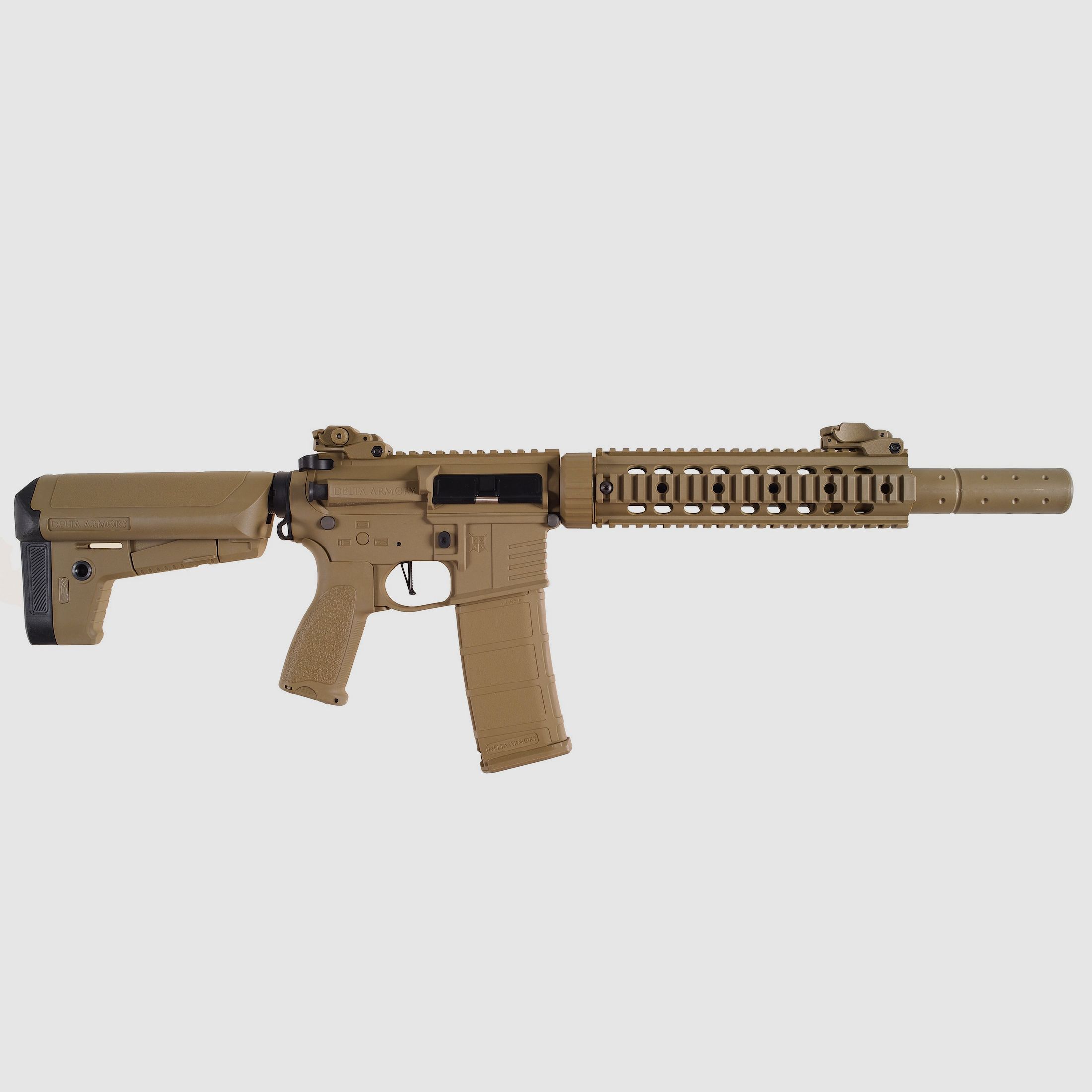 AR15 SilentOps 9” Charlie (Tan) max. 0,5J - Delta Armory