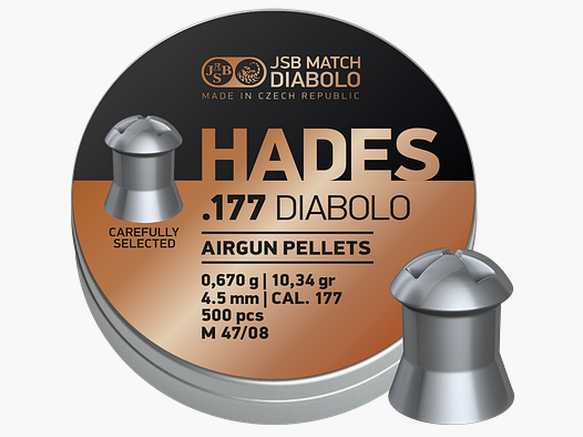 JSB Hades, kal. 4,5mm, 0,67g, 4,50mm