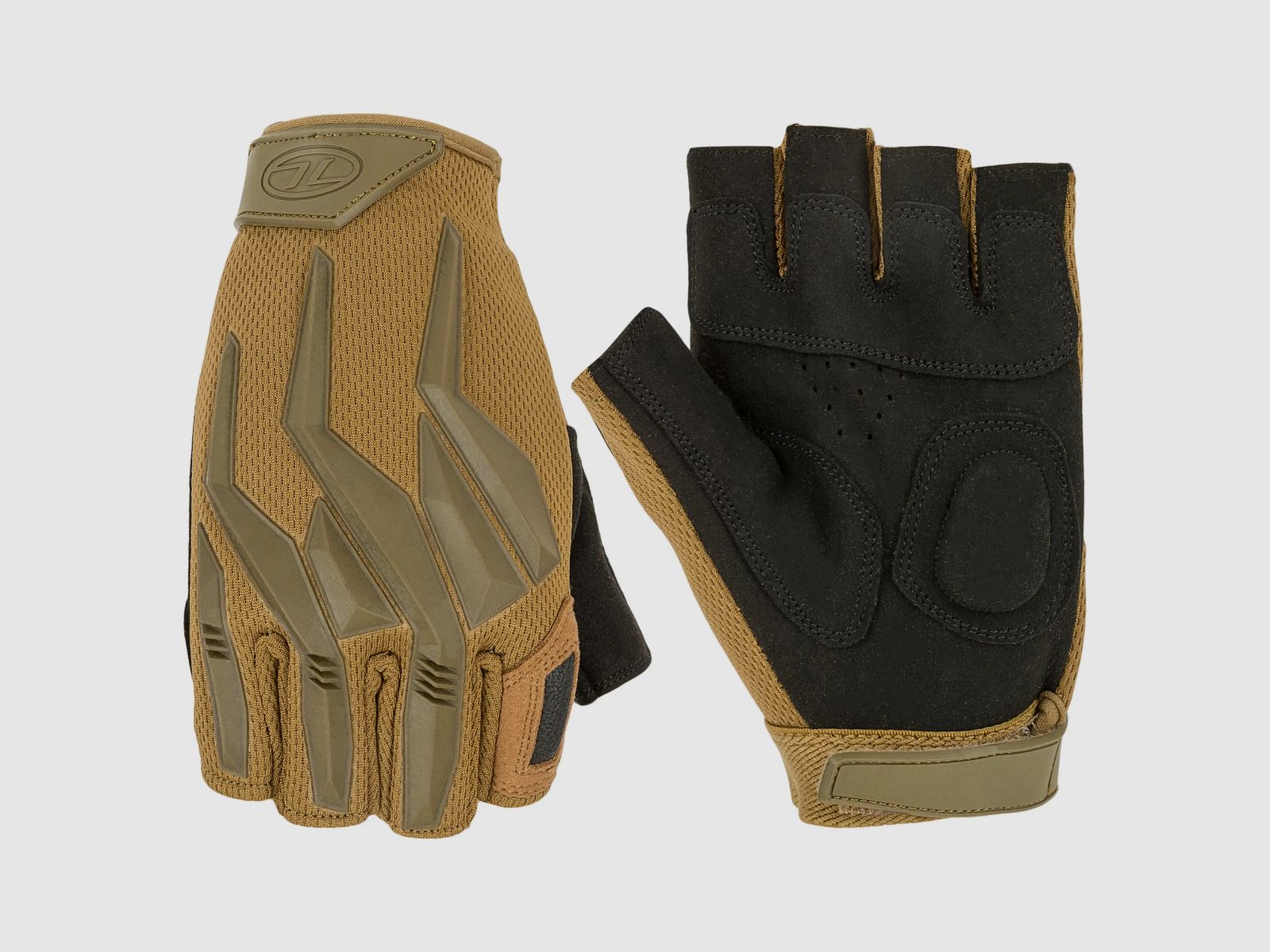 Highlander Forces Gants Sans Doigts Raptor - Coyote / L Hommes