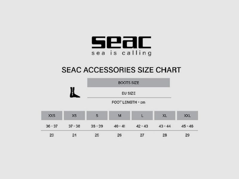 SEAC SUB STANDARD HD SOCK - 5MM, image 4 of 4