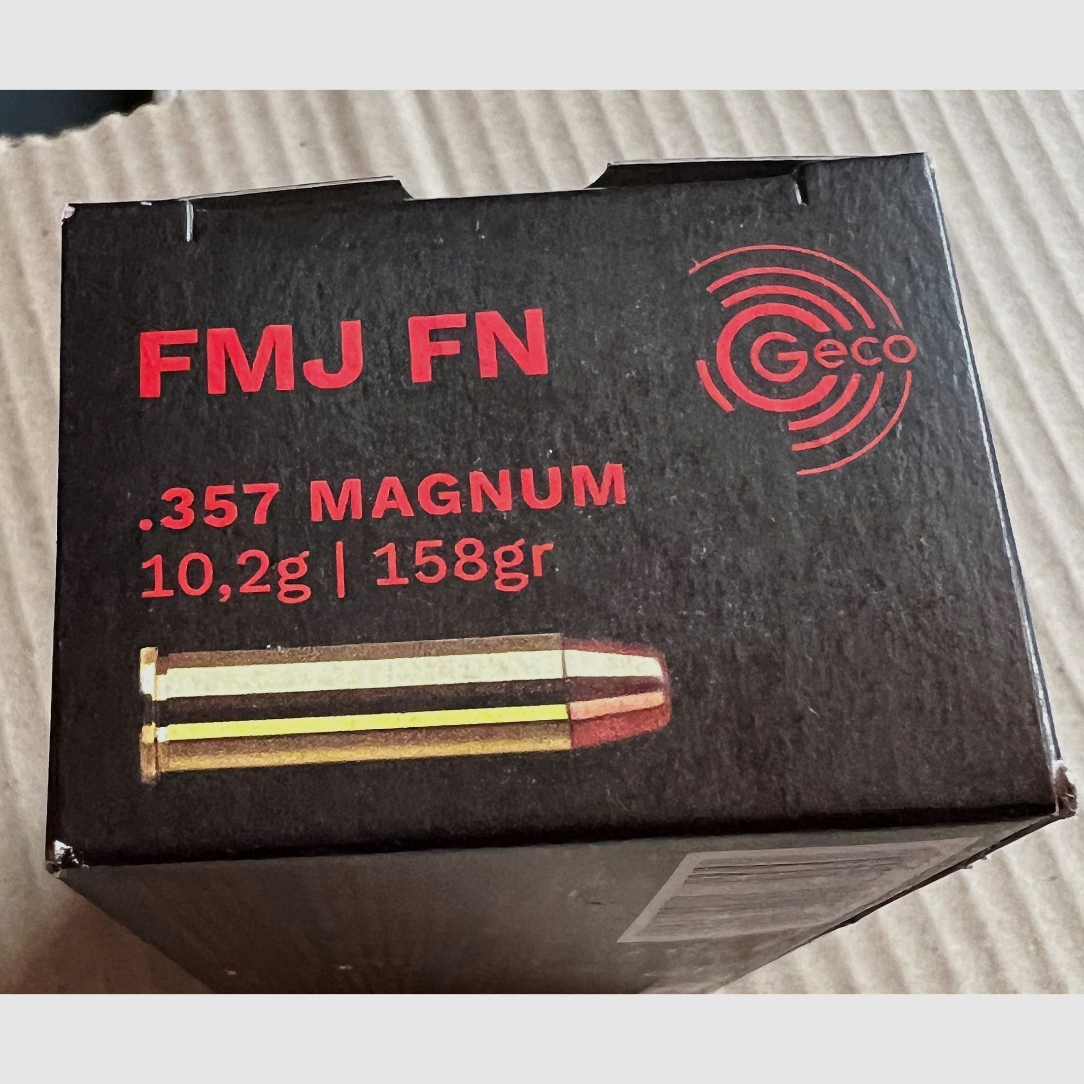 1000 Stück GECO .357 Magnum VM-FK FMJ