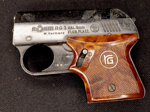 Pistolet kieszonkowy RG3 - Röhm RG 3 pistolet alarmowy kal. 6mm Flobert (PTB 33)