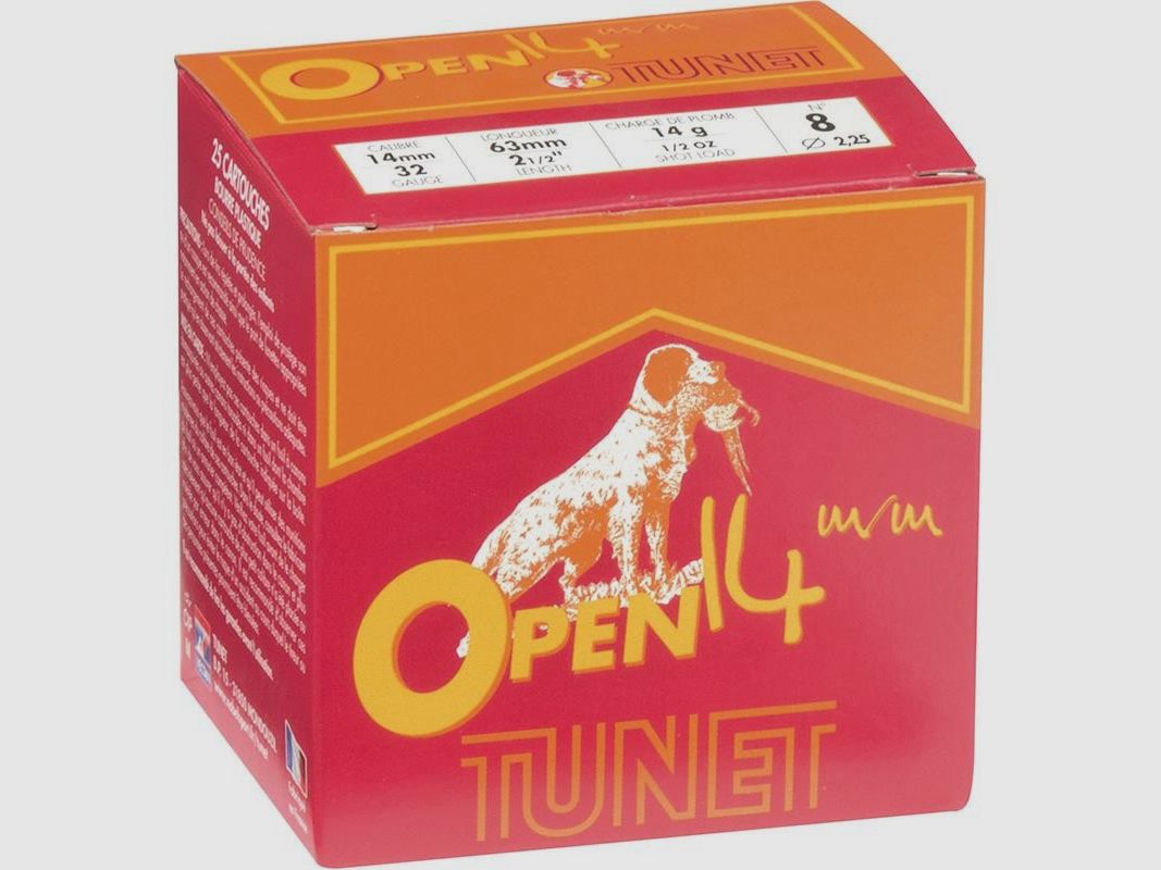 Cartouche De Chasse Tunet Open 14 Mm - 14G -