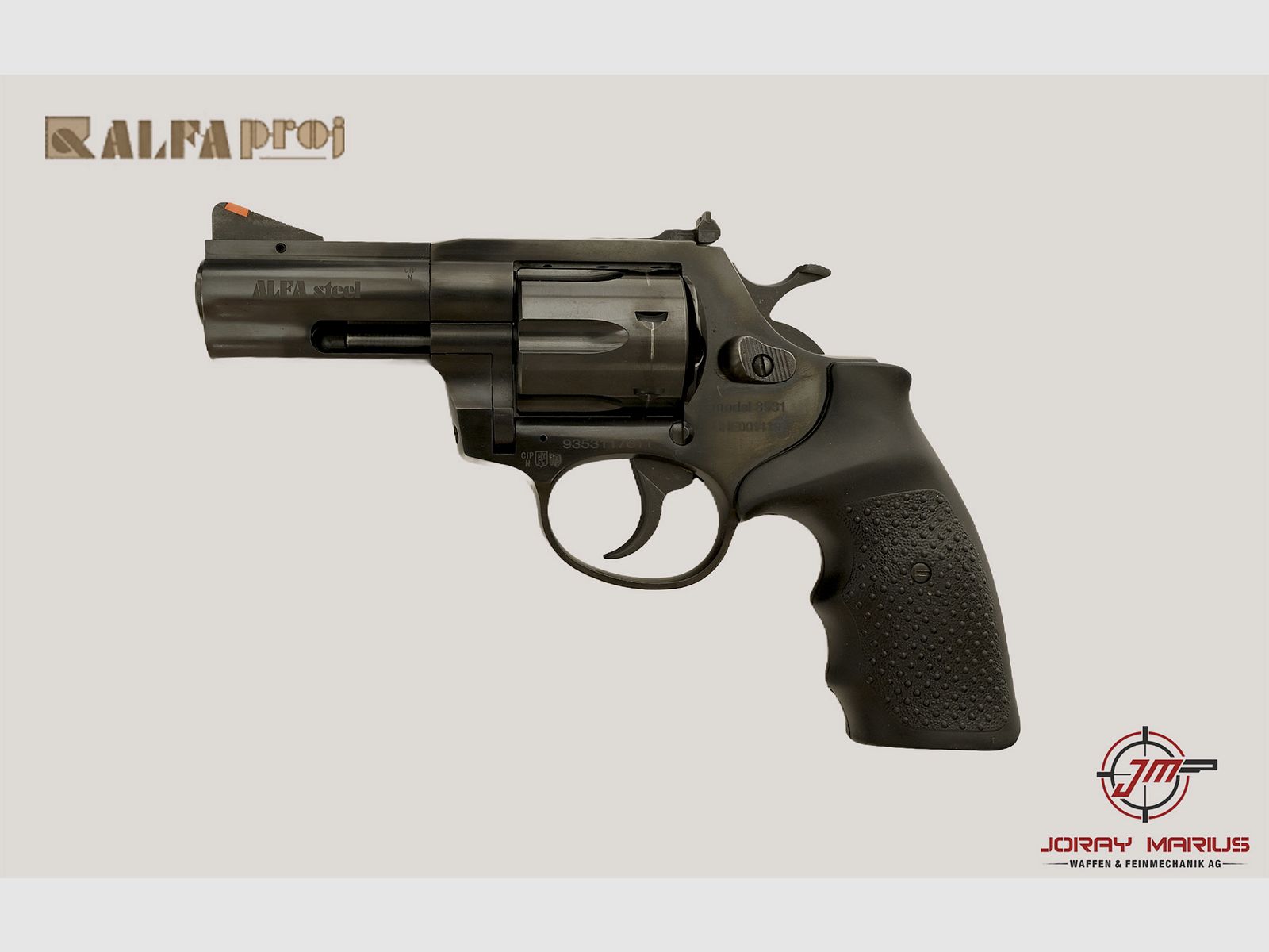 Alfa 3531 Revolver .357 Magnum 3" Nero, immagine 2 di 3