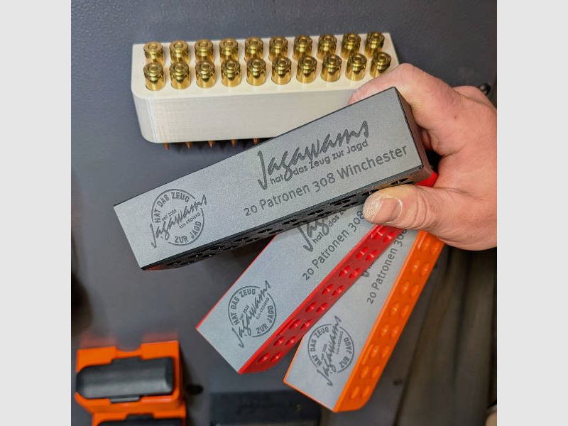 Magnetic ammunition holder for cartridges for the gun cabinet - accessories for the gun cabinet