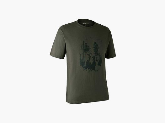 T-Shirt Deerhunter Schild Groen Maat 2XL