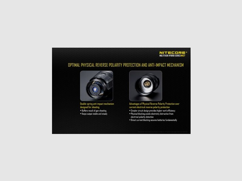 Lampe torche LED Nitecore MH27, 1000 lumens, image 20 sur 25